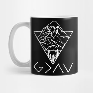 God is greater than the highs and lows  jesus christ Mug